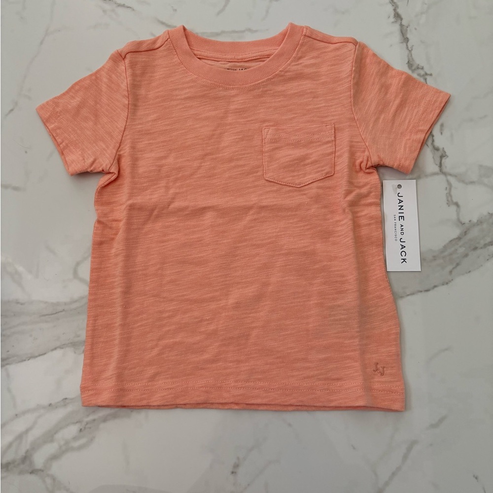 Janie and Jack Peach T-Shirt